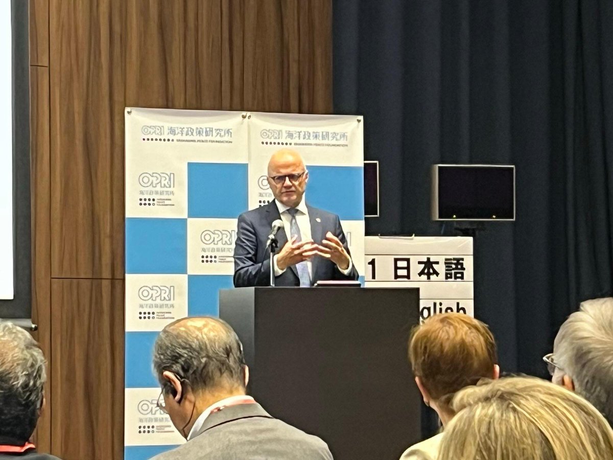 NorwayinJapan's tweet image. 🌊「健全な海洋なくして人類の未来はない」
国連主導 #OceanDecade の折り返し地点にあたる今年、 @SPF_PR 海洋政策研究所およびユネスコ政府間海洋学委員会の主催により国際会議が開催中。🇳🇴のV.ヘルゲセン・ユネスコ政府間海洋学委員会事務局長やイグルム大使も登壇し、戦略的で協働的な取組を議論🌊