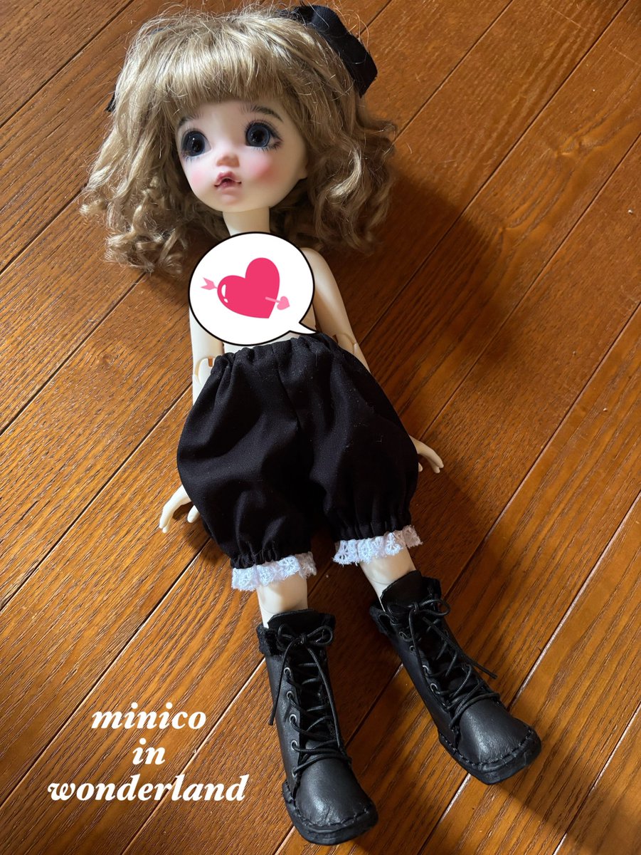 今日は久しぶりにimda dollのアウトフィット作成してたよー
ブーツに合わせてパンツを、、、かぼちゃパンツみたいな感じだよ💕💕

#imda  #ドール好き #ハンドメイド　#ドール服