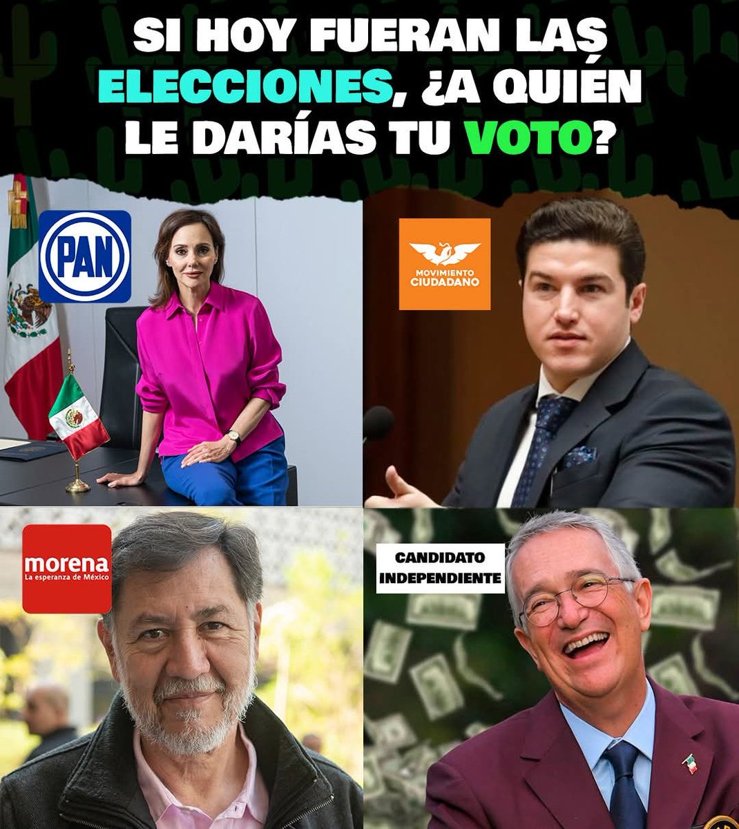 Arrobenlo; y por qué votarían por él o ella...
👇👇👇