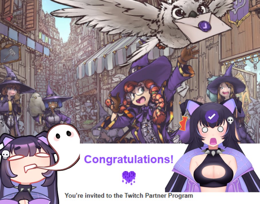 So I reached partner--- I am shaking!! 💜💜 I just want to say thank you to everyone who has supported me and followed me on my journey! Words cannot describe how scared and excited I am. Without my community, my friends, my best friend, my moots, and the amazing artists from