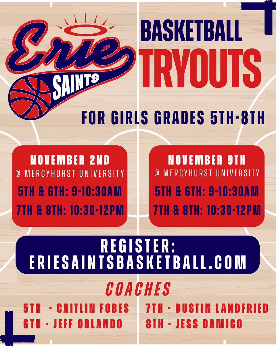 Erie Saints Basketball tweet media