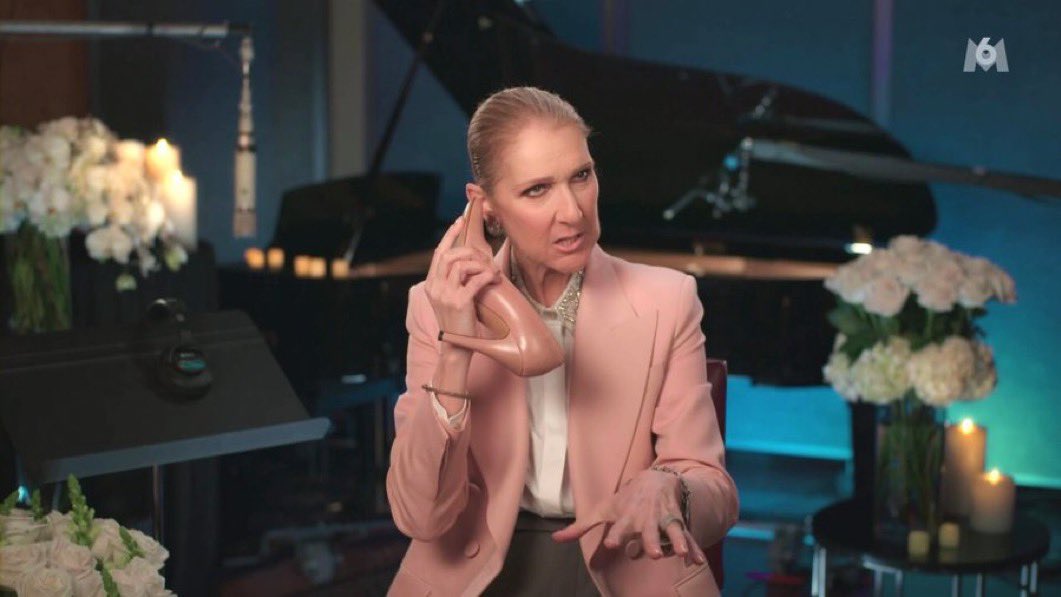 This world is unpredictable and chaotic, but I can always count on Celine to hold a shoe and pretend it’s a phone.