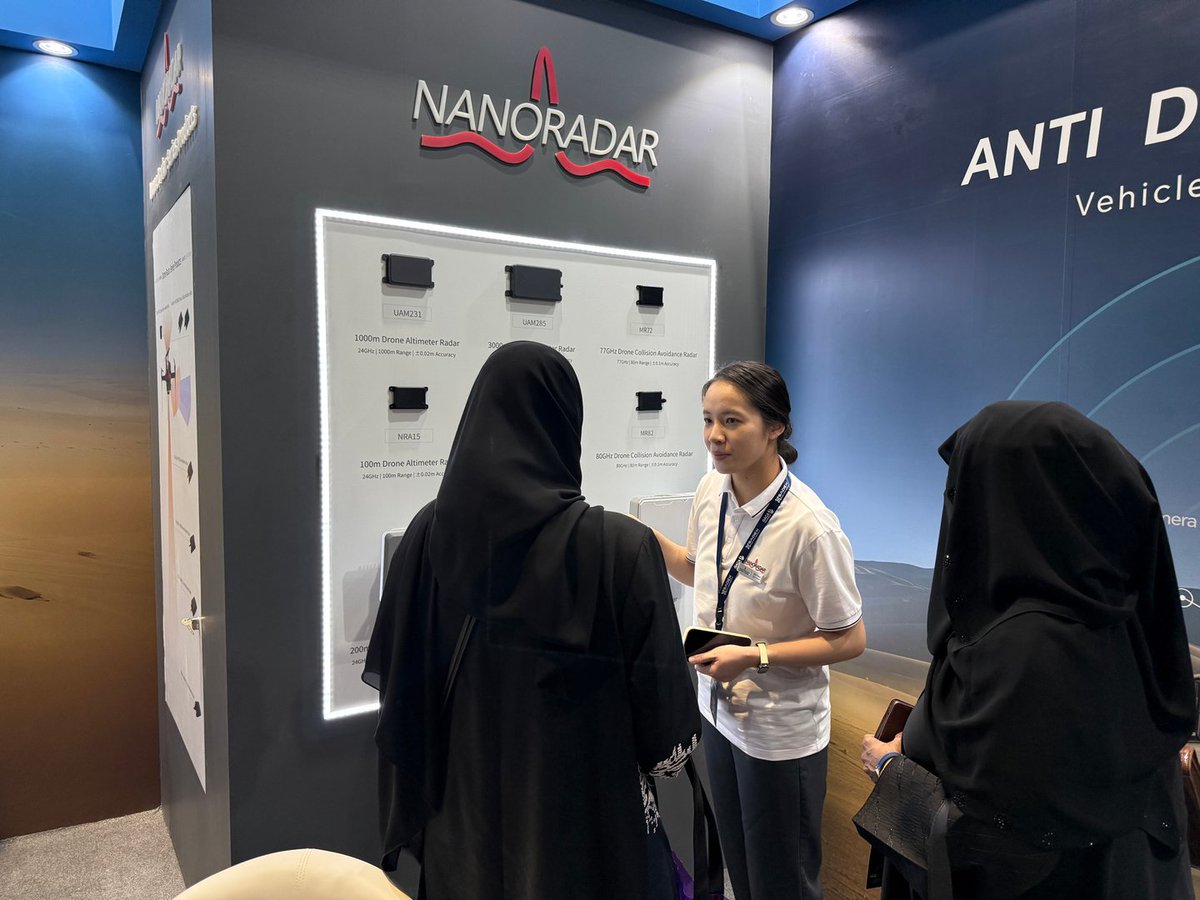 NanoRadarTech's tweet image. Live at the Booth: Nanoradar's booth stood out at the bustling exhibition. Visitors had lively tech exchanges and product trials, keen on the radar's precise ranging and all-weather, all-day performance. #BustlingExhibition #LiveAtTheBooth #SADEX2025 #ExhibitionHighlight
