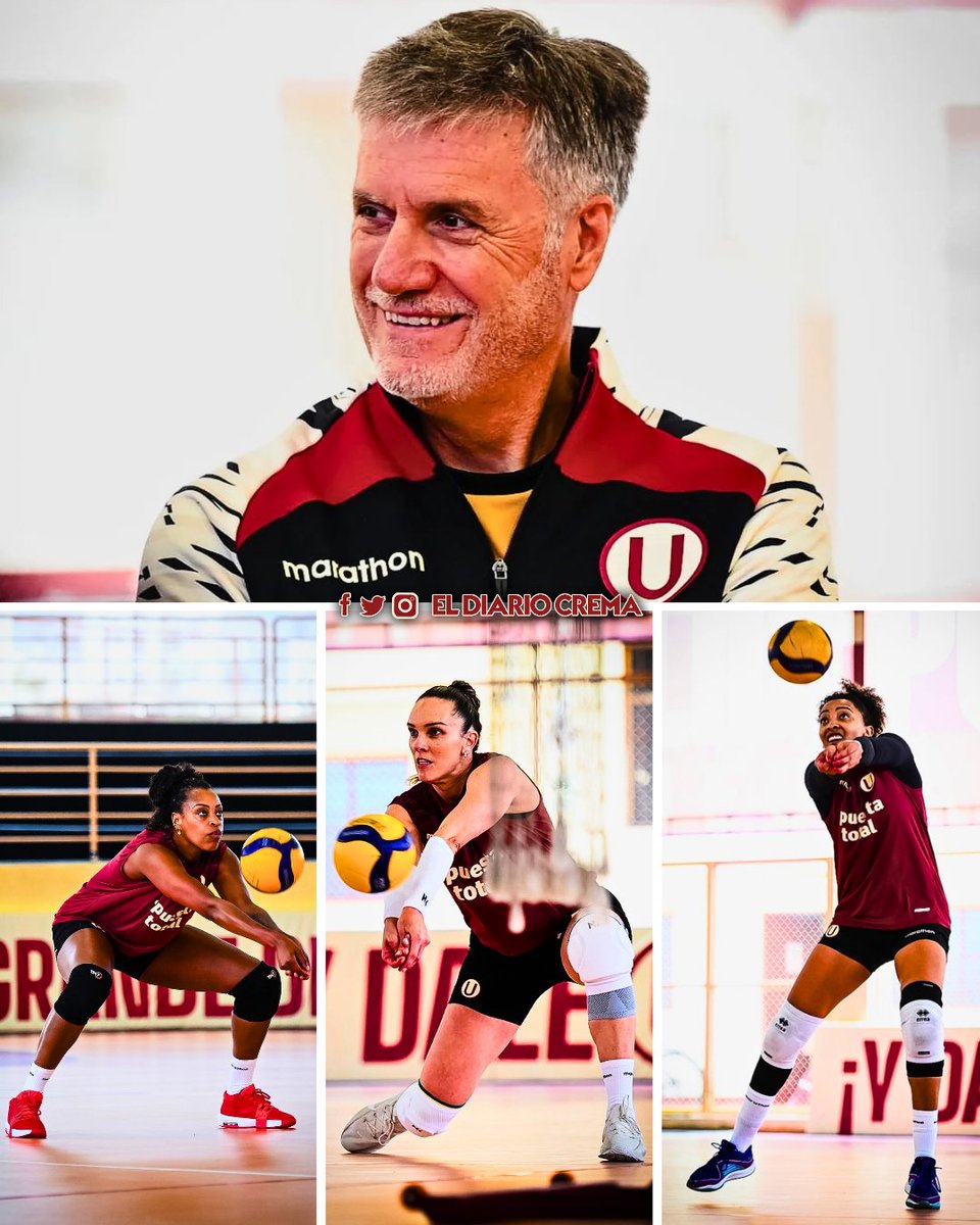 ¡LLEGARON LOS REFⓊERZOS INTERNACIONALES! 🏐👋🏽

Francisco Hervás 🇪🇸 tuvo su primer entrenamiento como nuevo DT de Universitario junto a las tres nuevas brasileñas 🇧🇷 Maluh Oliveira, Angélica Malinverno y Mara Leão. ✅️

¡Vamos con todo, equipo! 💛❤️💪🏼

#YdaleU
#VoleyCrema