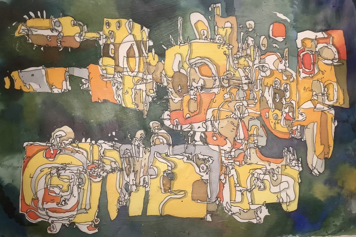 Cooled off a bit hasn’t it. Out come the paints. 
Trying out masking paper with clear gesso. 
Not used masking paper before, it’s very thin but tough as old boots. It can take a good ironing too to get it nice and flat.