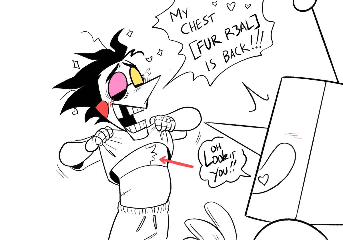 I really loce the idea of Spamton very gradually regaining some of the aspect of his previous self and being totally stoked about it 💖

#deltarune 