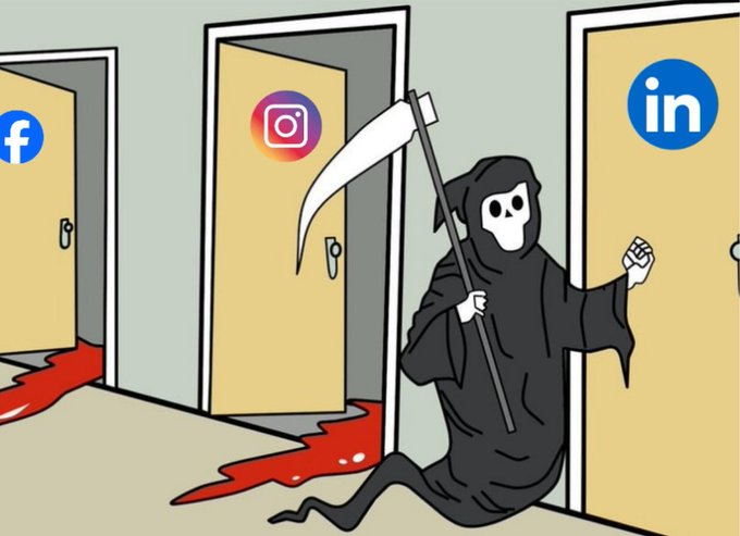DeleteLinkedIn's tweet photo. There will be signs. 

A resume site of bots and spam worth $24B is one of them.

#DeleteLinkedIn #LinkedOut https://t.co/1yG0rfsg3e