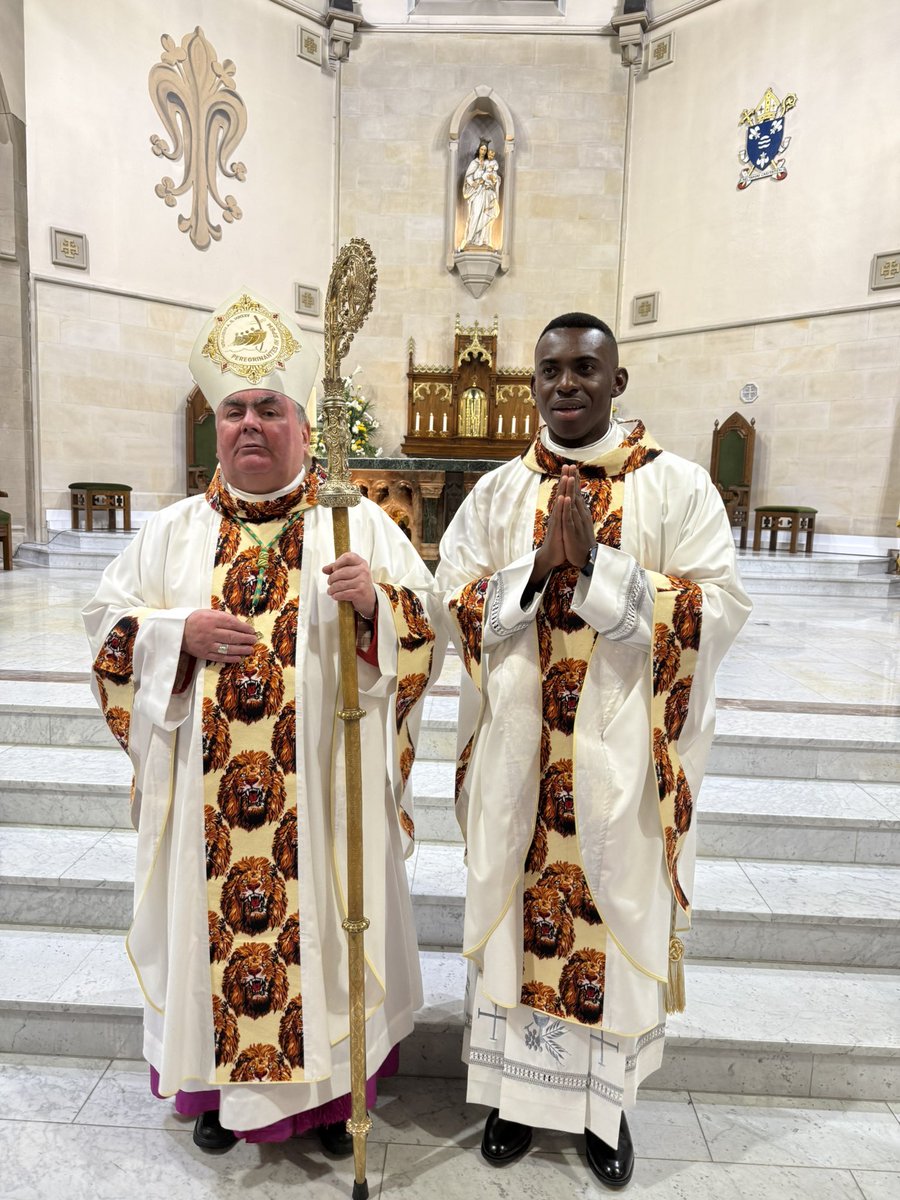 Congratulations to our newest priest Father Christopher Igwe, ordained this evening by Bishop Toal. Please keep him in your prayers as he begins his priestly ministry. Ad multos annos.