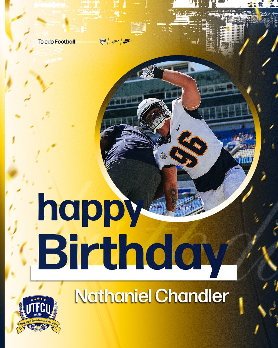 ToledoFB's tweet image. Happy Birthday @nate_chandler_ 

#TeamToledo #ONErocket