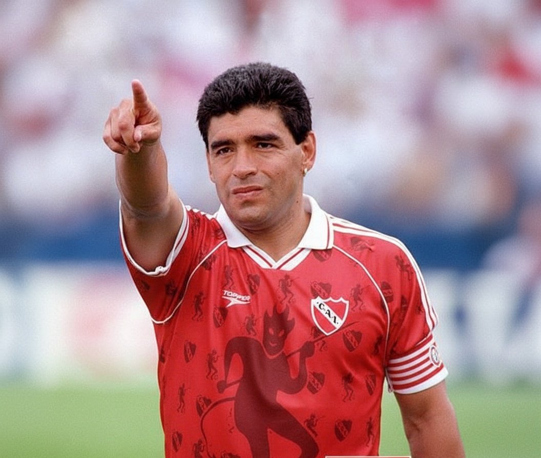 El Diego si hubiese jugado en el equipo que era hincha