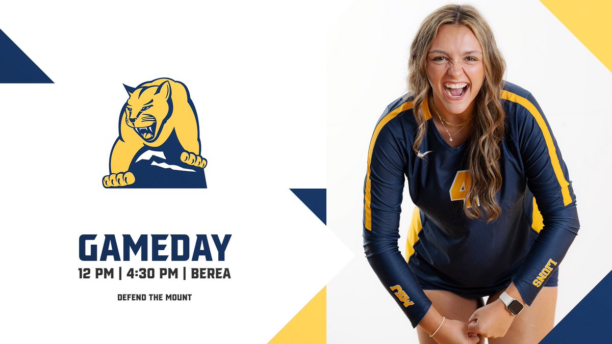 🏐| #GAMEDAY 
🆚| John Carroll | Baldwin Wallace
⏰| 12:00 PM | 4:30 PM
📌|  Berea, Ohio
📺| tinyurl.com/2s4xtpzx
📊| tinyurl.com/b7zbusx5