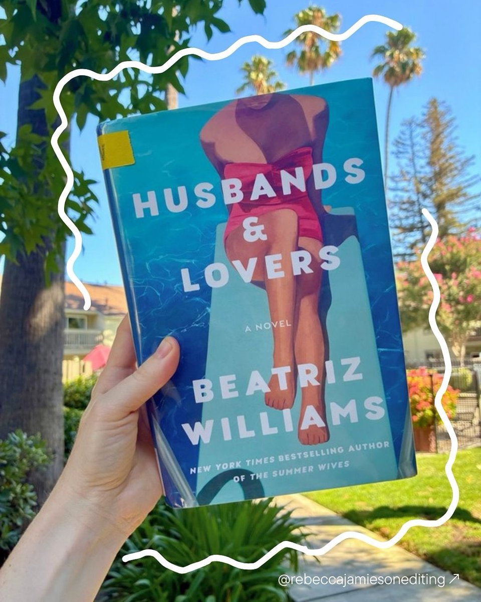 RebeccaJeditor's tweet photo. One of my top books this summer! Anyone looking for a must-read with two expertly woven, equally compelling storylines, this is your sign to grab #HusbandsandLovers by @authorbeatriz. 🩵💙

#BeatrizWilliams #reading #books #writing #writingcommunity #editor #editing #publishing https://t.co/V7enc7z9uk