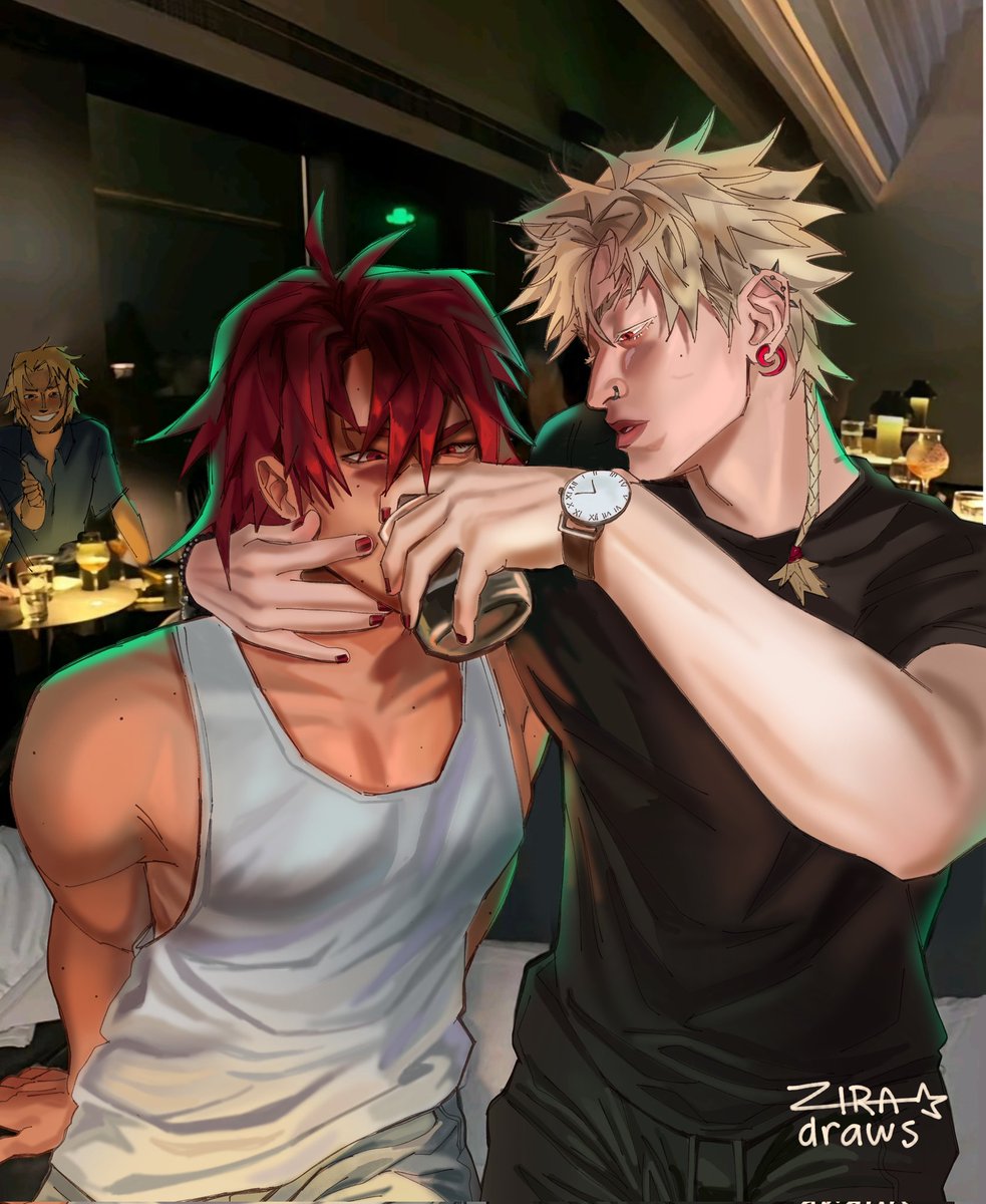 its literally kiribaku guys (and the third wheel)
#mha #kiribaku #krbk