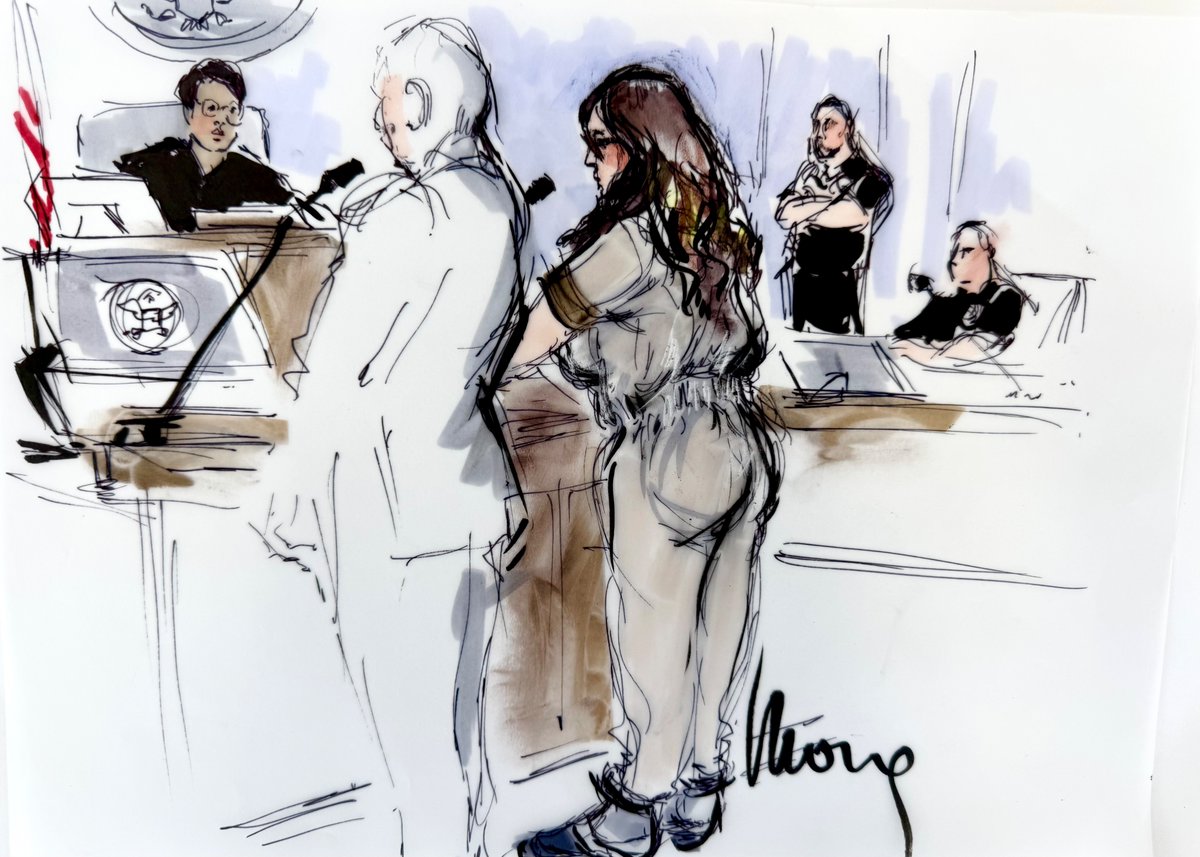 Jasveen Sangha, the "Ketamine Queen" , who supplied drugs to actor Matthew Perry, resulting in his death, appeared in a Los Angeles Federal Courtroom this morning... Her looks have changed drastically from her glamorous photos on social media in the past...