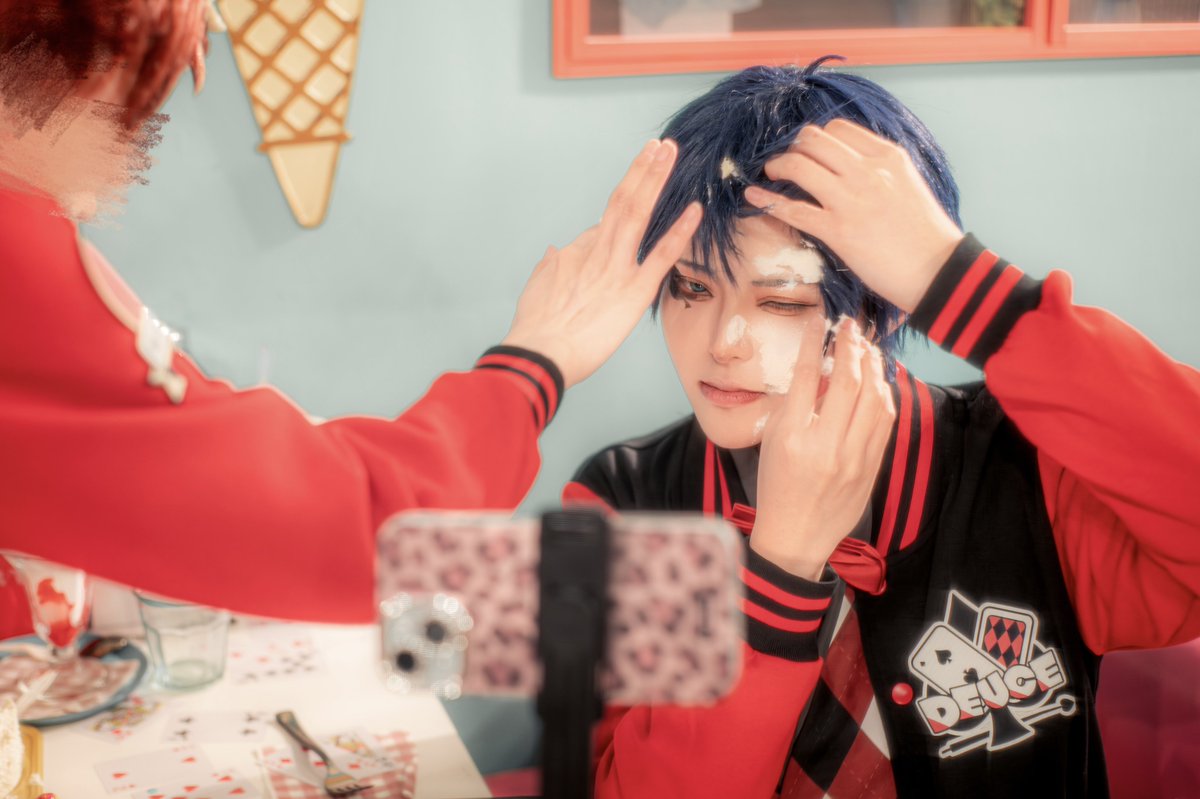 twst cosplay コスプレ ※オフショ
クリームつけてる