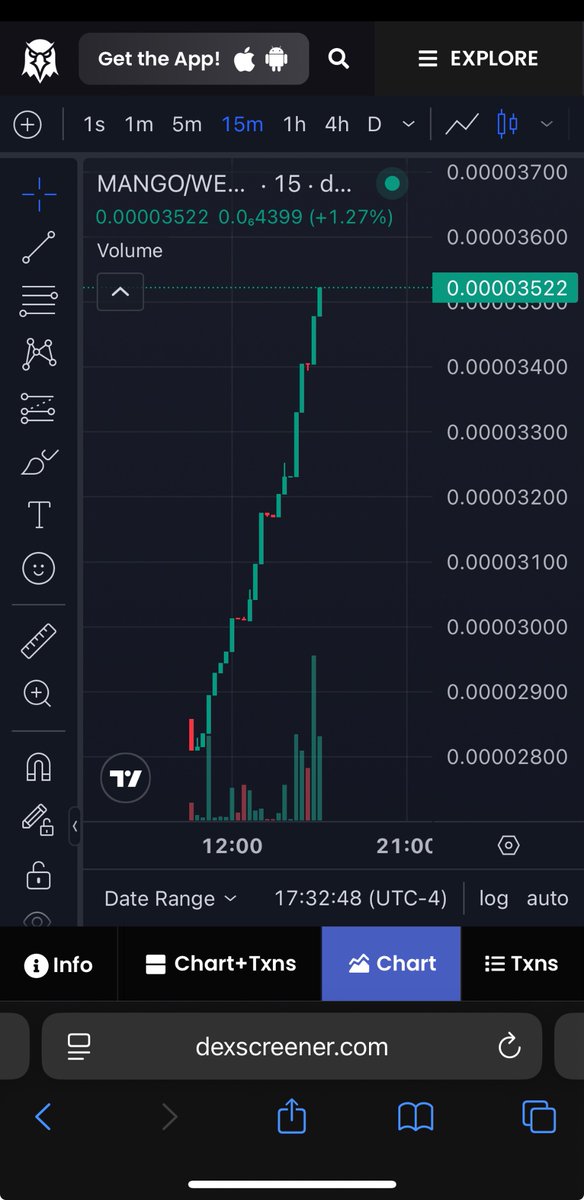 MANGO DEFI (@0xmangodefi) on Twitter photo $MANGO IS NOW LIVE ON UNISWAP!
Big shoutout to the believers who backed us from day one and still continue to do so!🥭🔥
We’ve already smashed through a $7M MC… and this is only the beginning . 
Chart:
dexscreener.com/base/0xbbeaa26…
CA:
0x5Ac57Bf5395058893C1a0f4250D301498DCB11fC $MANGO IS NOW LIVE ON UNISWAP!
Big shoutout to the believers who backed us from day one and still continue to do so!🥭🔥
We’ve already smashed through a $7M MC… and this is only the beginning . 
Chart:
dexscreener.com/base/0xbbeaa26…
CA:
0x5Ac57Bf5395058893C1a0f4250D301498DCB11fC