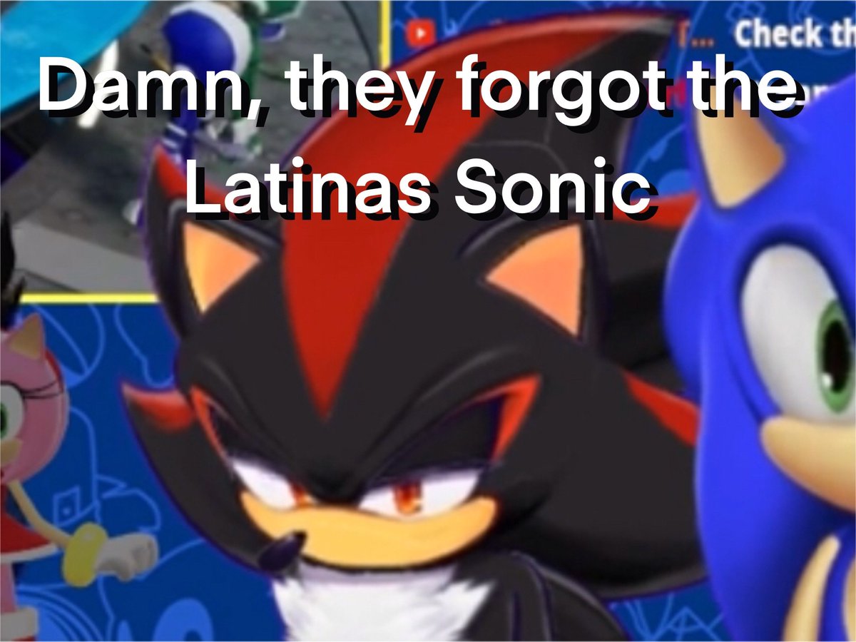 Shadow out here reminding me of all the things SEGA really forgot to add in Sonic Racing Crossworlds💀💔