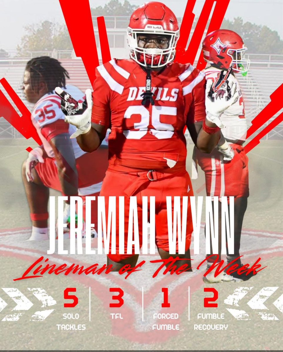 Blessed to receive linemen of the week from last Friday night against McCormick hudl.com/v/2SXKS5