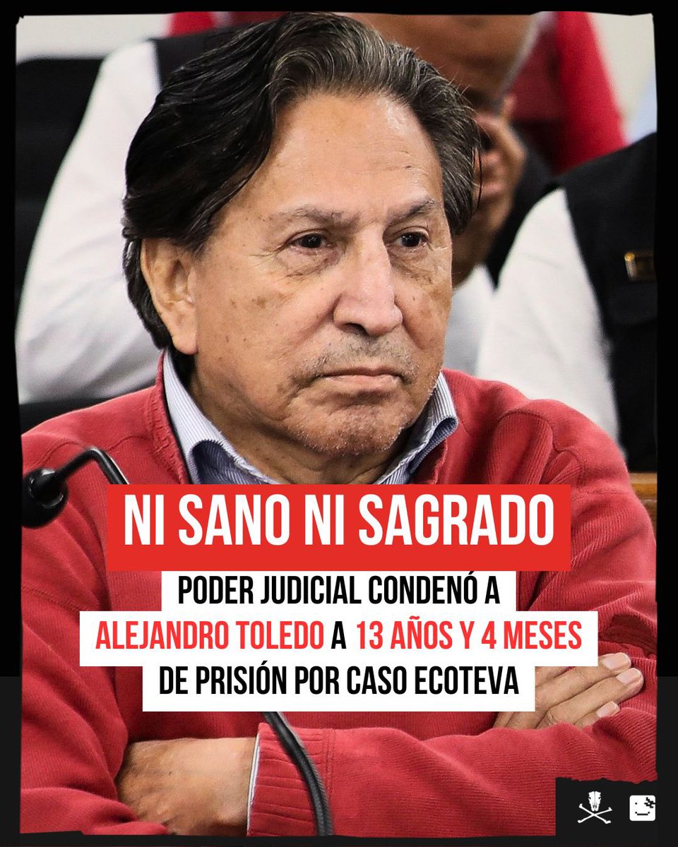 El Poder Judicial dictó este miércoles 13 años y 4 meses de prisión para el expresidente Alejandro Toledo, por el delito de lavado de activos en el caso ‘Ecoteva’.

Según la sentencia, se corroboró el uso de una empresa offshore para adquirir inmuebles y pagar hipotecas con