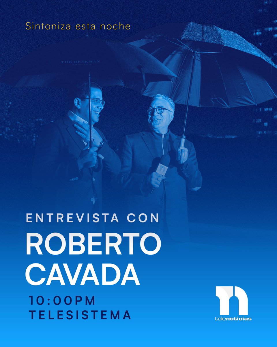 DavidColladoM's tweet photo. Esta noche conversamos con Roberto Cavada @rcavada sobre los retos, avances y la visión que está transformando el turismo de la República Dominicana. https://t.co/buwDl3PoqW
