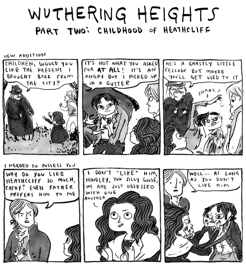 Kate Beaton already did the perfect Wuthering Heights adaptation and we don’t need another