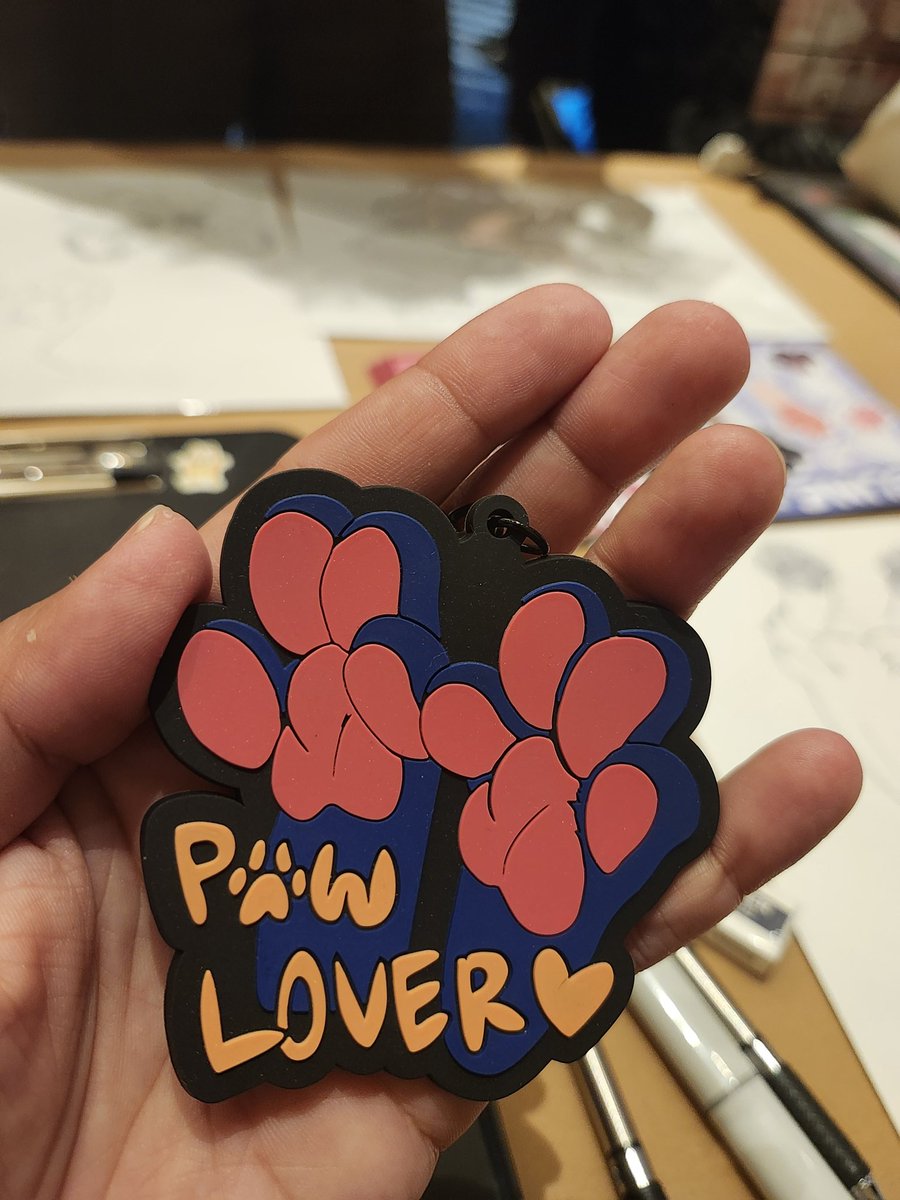 I have about 20 of these left! Along with some fun stickers. I was thinking $20-$25 for a little grab bag that includes the rubber keychain and a few stickers? Domestic shipping is included in the price as well &lt;: