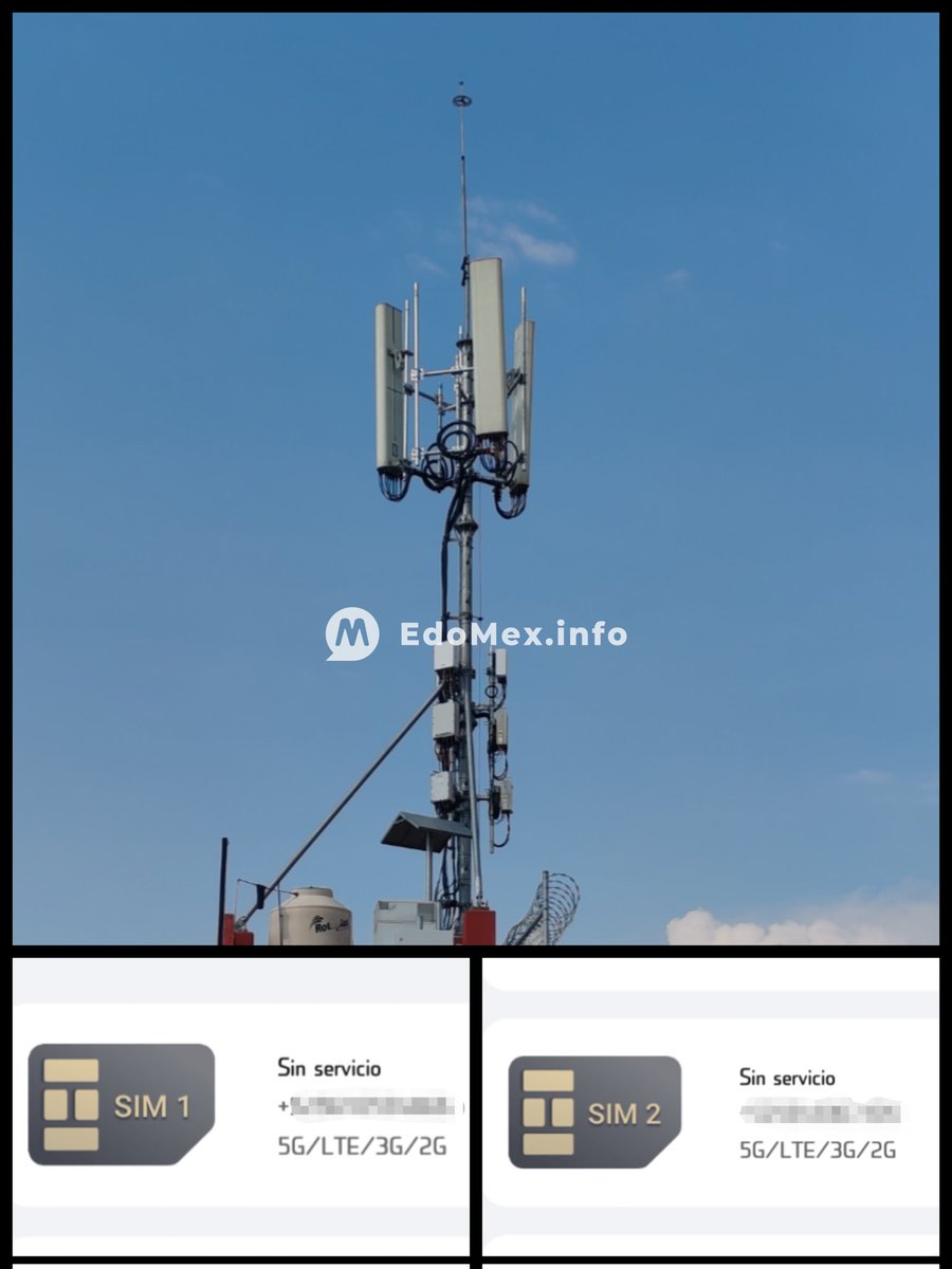 EdoMexInf's tweet image. Sep 03, 2025 | 4:20 pm | Utilizamos chips de varias compañías telefónicas, se cayó la señal de datos / internet en ATT al tiempo que Unefon y Telcel presentaban intermitencias. Estamos a metros de una antena AT&amp;amp;T y seguimos sin datos #Falla #Error #Caida #ATT #Telcel #Unefon