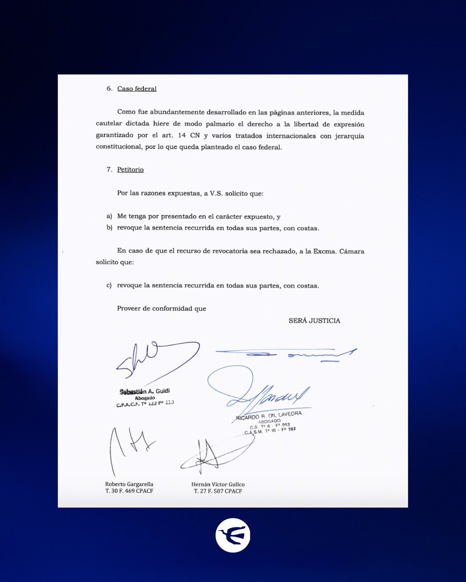 ➡️ Fontevecchia está patrocinado por Roberto Gargarella, Ricardo Gil Lavedra, Sebastián Guidi y Hernán Gullco, destacados abogados en materia de libertad de expresión y libertad de prensa.

📲Más información en Perfil.com