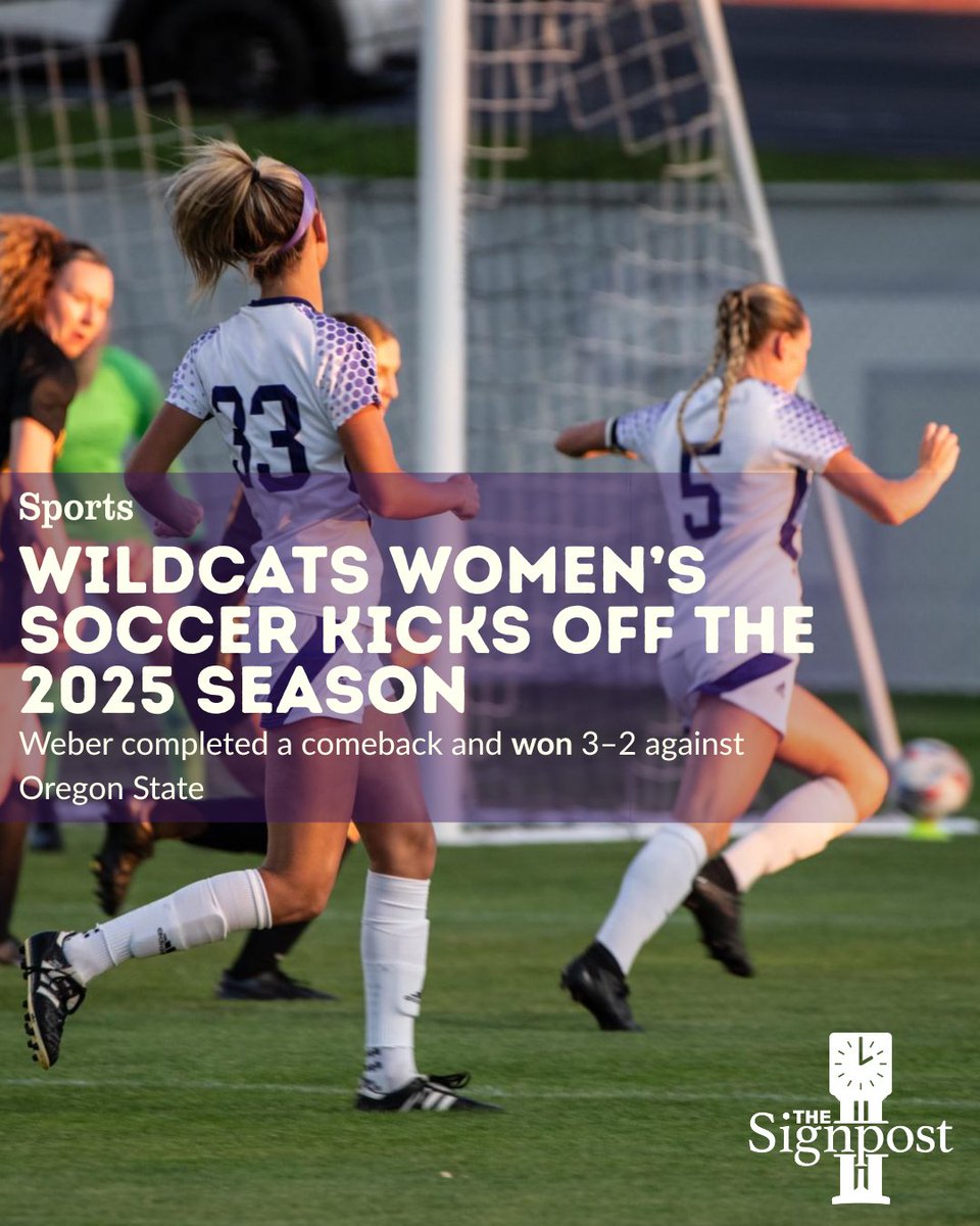 WSUSignpost's tweet image. Read more details on the game found on our website, link in bio!

✍️: Brayson Brown
📸: Sara Staker | Signpost archives

#Sports #Collegesports #Womenssoccer #Thesignpost #Signpost #Utah #Utahsports #Ogden #Weberstate #WSU #Soccer #Schoolnewspaper #Media #Sportsmedia #Oregon