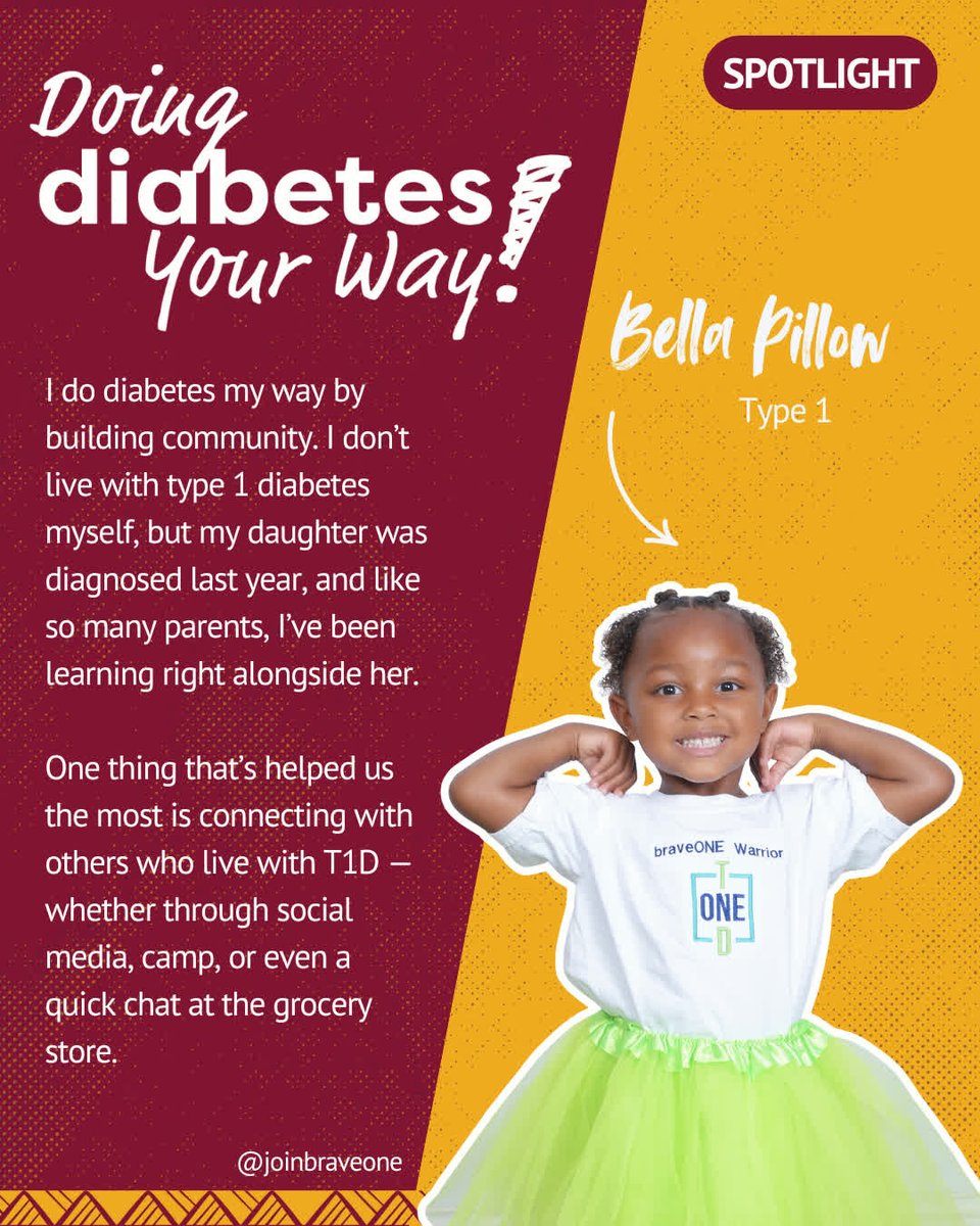Bella's mom has been learning alongside her daughter since her T1D diagnosis. 💙
From convos in grocery stores to launching BraveONE, she's built a village — and believes community changes everything.
#T1DCommunity #IDoDiabetesMyWay #ParentingT1D