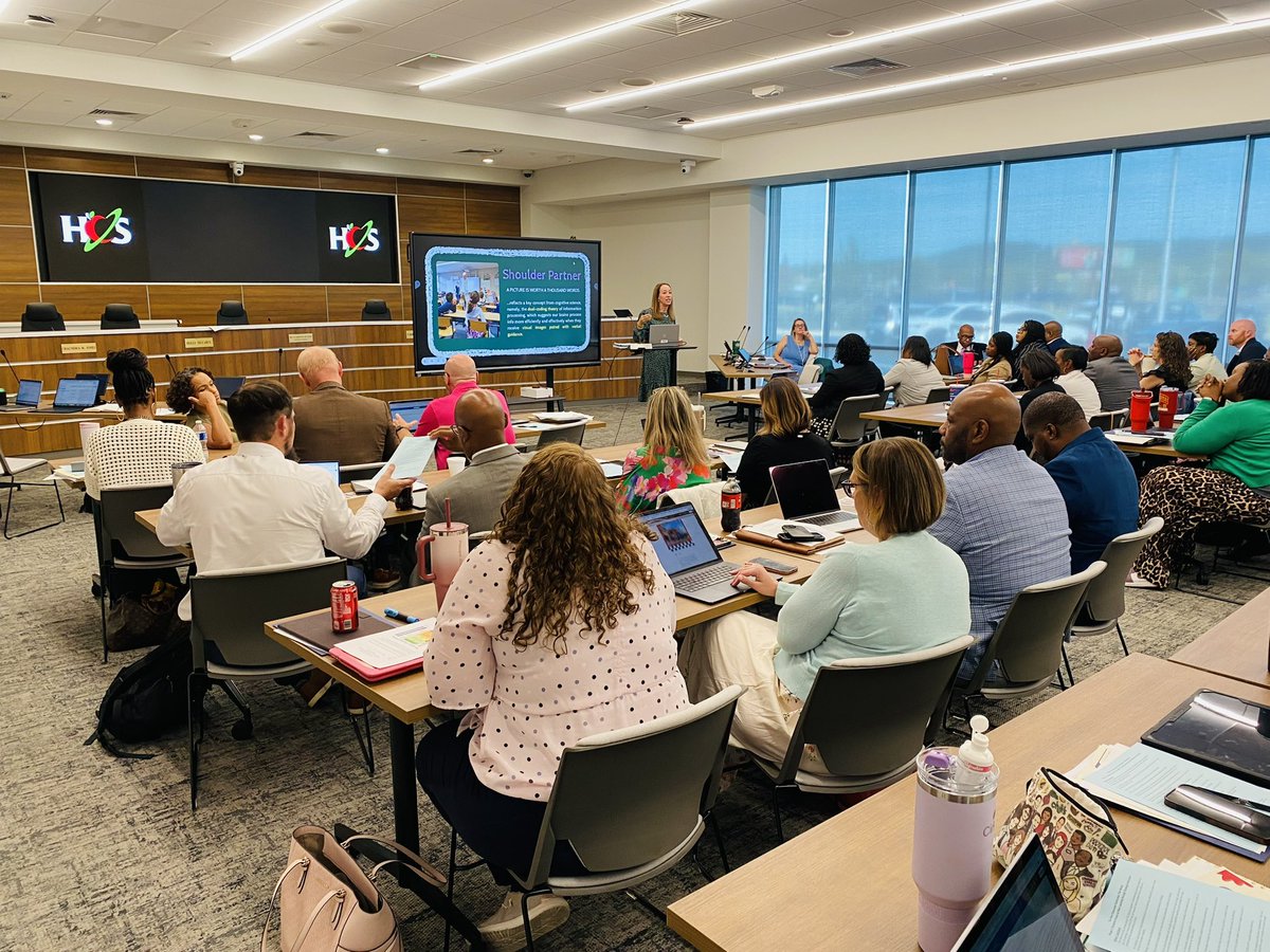 Strong schools start with strong leaders. 💪 <a href="/HSVk12/">Huntsville City Schools</a> administrators are diving into research-based practices to raise student achievement. #WeAreHCS
