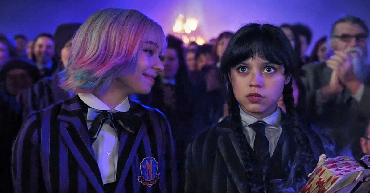 Why don't they understand that Wenclair would be one of the most popular couples on television? That would blow everything up and make it even more popular. There's no chemistry between her and Tyler at all.
#Wednesday #WednesdaySeason2 #wenclair