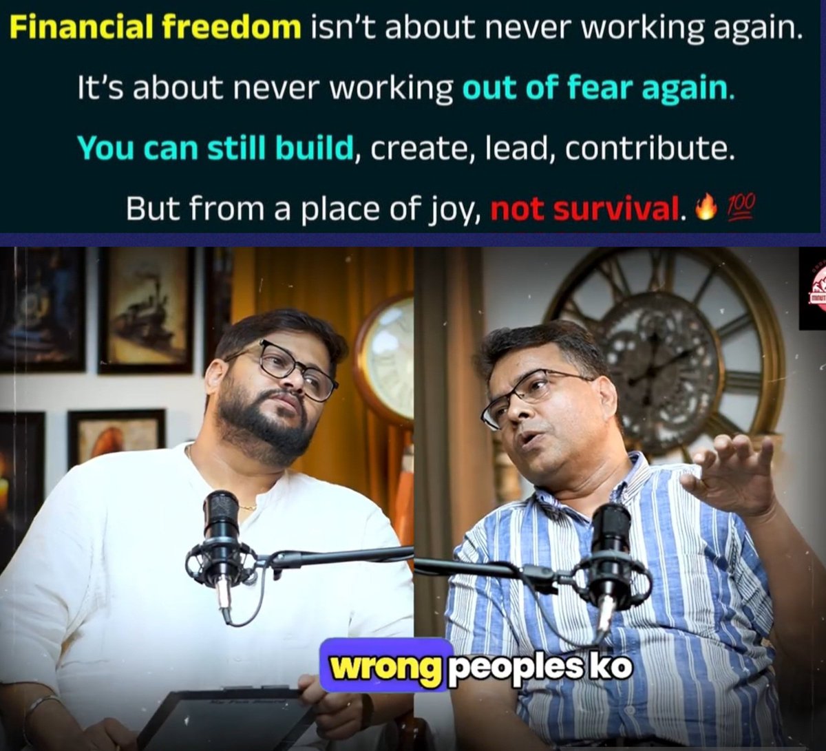 FIRE (Financial Independence, Retire Early) isn’t about quitting work to sit idle , it’s about gaining the freedom to stop working for survival .....Can a salaried person achieve FIRE? Absolutely yes! 💯 %
For a detailed discussion, watch the link below 👇
youtu.be/Pt9kLHb3Vuo