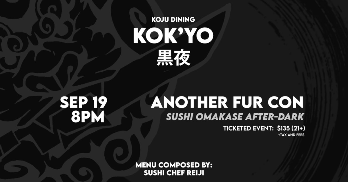 My sushi chef badger bf is hosting an Omakase After-Dark at AFC in a couple weeks, if any of you boys out there like rubber AND sushi, hit me up for a link.