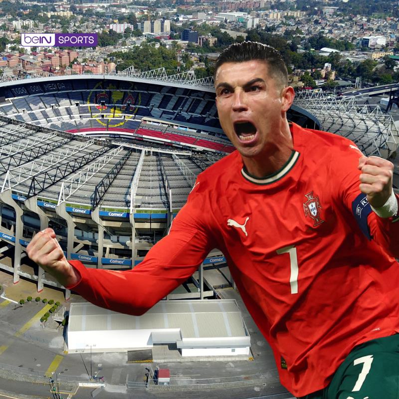 Cristiano Ronaldo at the reopening of the Azteca Stadium? 🤔
According to several reports, Portugal would be Mexico’s opponent for the reopening of the Azteca Stadium in a friendly match in March 2026 🏟️

#beINSPORTS #CristianoRonaldo #CR7
