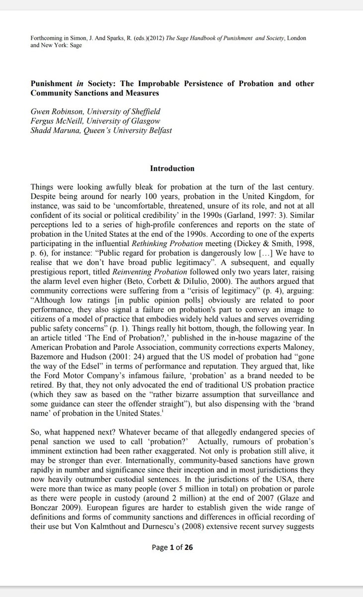 Denetimli Serbestliğin Ölümü Beklenirken: Kalıcılığın Paradoksu

🔎 Makale Adı
“Toplum İçinde İnfaz: Denetimli Serbestlik ve Diğer Toplum Temelli Yaptırımlar ile Tedbirlerin Beklenmedik Kalıcılığı”
(Punishment in Society: The Improbable Persistence of Probation and Other