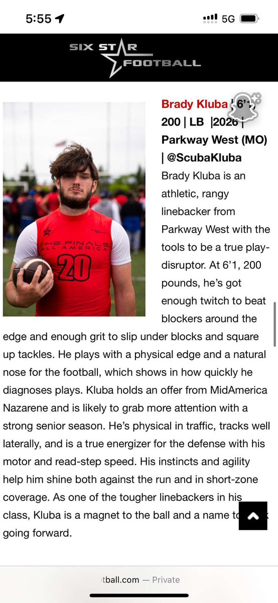 Thank you <a href="/sixstarfootball/">Six Star Football | PLUS+</a> for the write up!