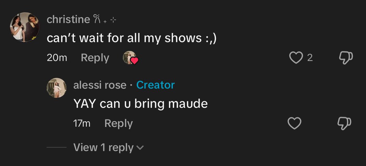 alessi x maude in glasgow mhm yup!