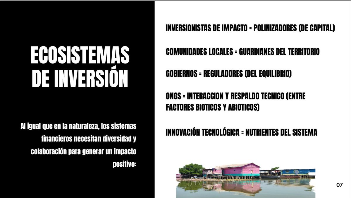 La inversión de impacto es como un ecosistema natural: necesita comunidades, gobiernos, ONGs, innovación y capital para florecer. 

Las alianzas con propósito son el motor para transformar realidades. #ImpactMinds #CollectiveMakers <a href="/Latimpacto/">Latimpacto</a>