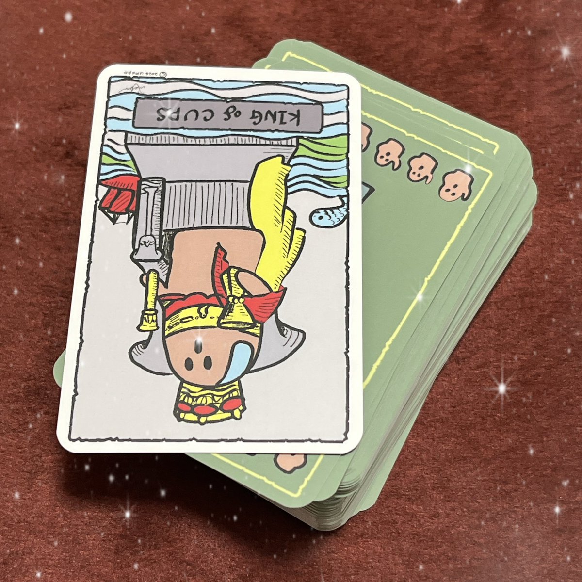 おはようなのじゃ☀️

今日は  #ハニワさまタロット で出たカードをテーマにお話するぞ！
カップのキング 逆位置

ふわふわ、ゆるゆる、なぁなぁ、そんな言葉で乗り切ってきた事をちょっと具体的にすると良いかもなー。
例えば名前や場所、時期とか何か一つ決めてみるとか。

 #魔女見習いの日常