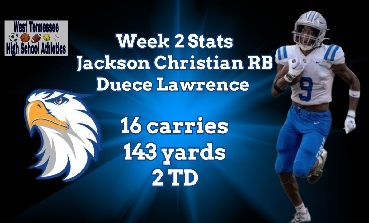 Jackson Christian RB Duece Lawrence continues to produce!