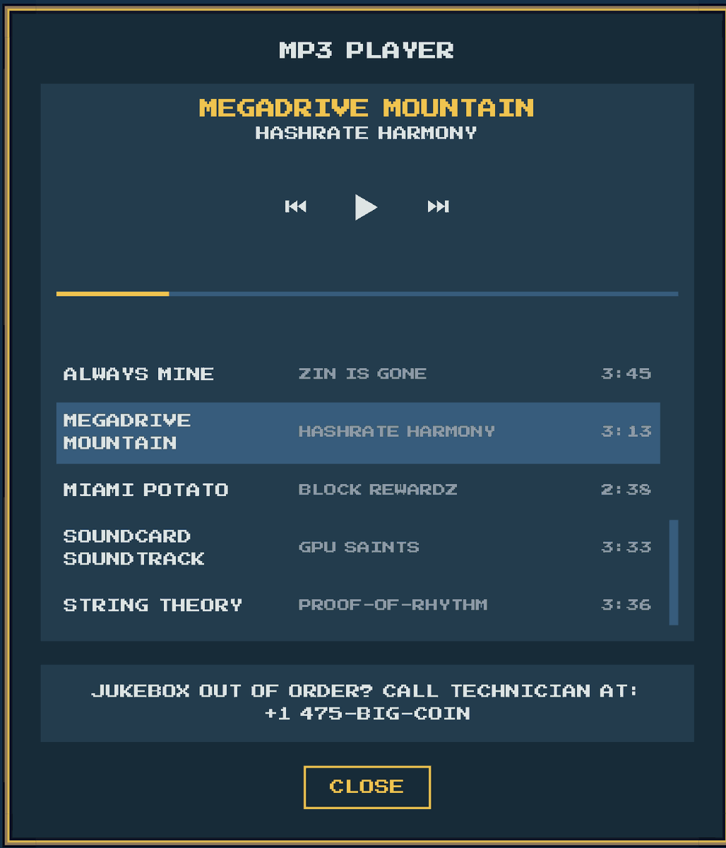 Five new tracks on <a href="/bigcoinmining/">BIGCOIN</a>. If I'm being honest, the jukebox is what sold me on the game. 😆