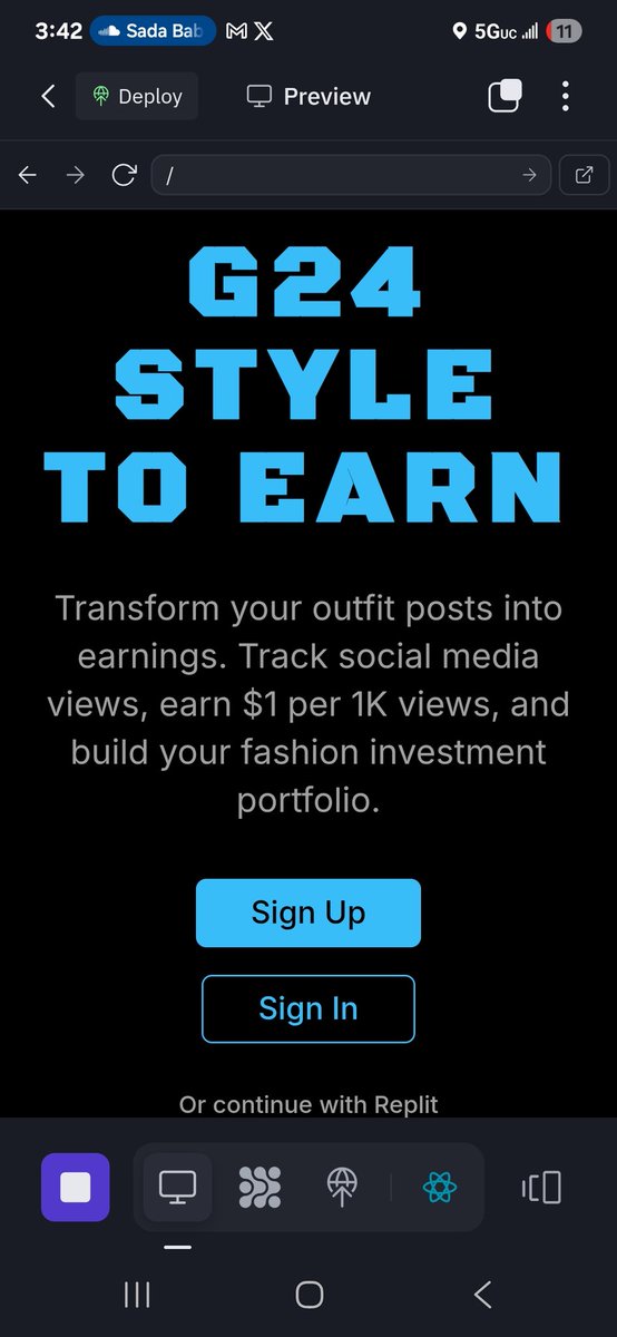 STYLE TO EARN APP 
(Video coming soon) 

It's almost here

The app will function as HQ for all style to earn accounts. 

Create an account &amp; log in using your email or phantom wallet