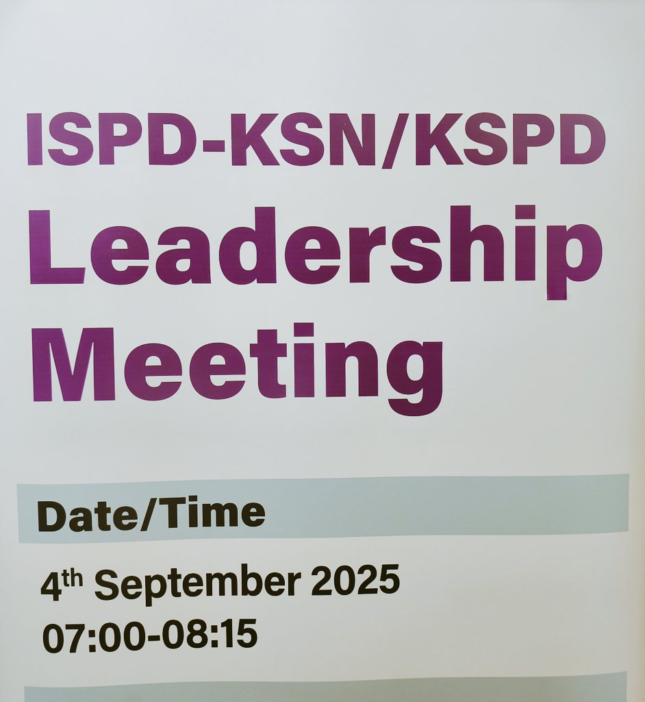 Int. Soc. for Peritoneal Dialysis tweet media