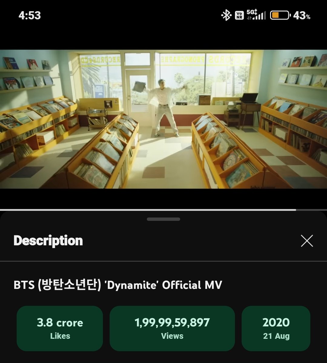 Yoon_kookie97's tweet image. ONLY need 40,103 views to reach 2B 😭 

#DynamiteTo2B