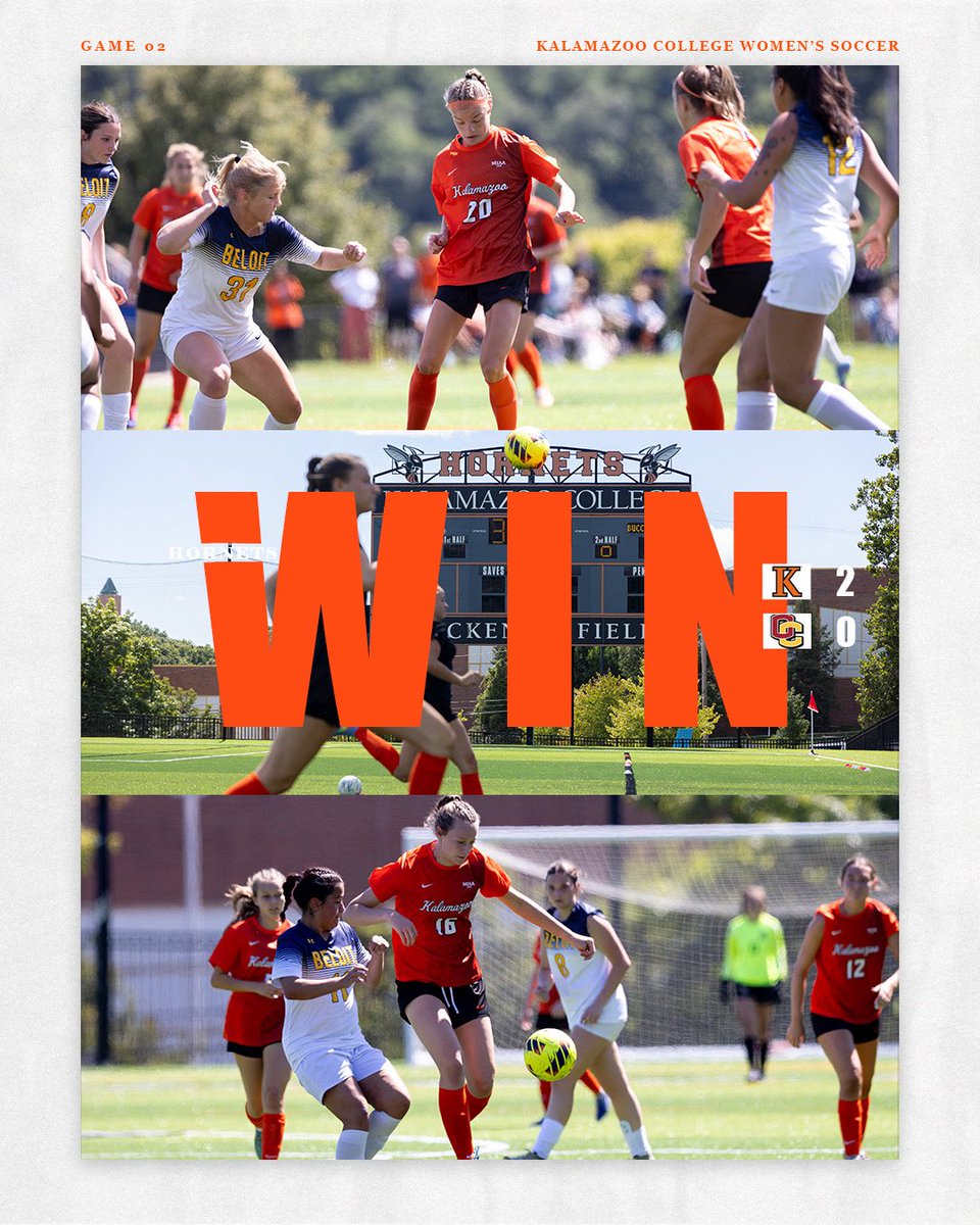 bringing home the W 

#GoHornets | <a href="/KzooWSoccer/">Kalamazoo College Women’s Soccer</a>