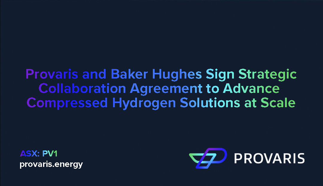 Provaris is pleased to announce the signing of a strategic Collaboration Agreement with global energy technology company Baker Hughes. 

Read more: loom.ly/qpEiGh0

#PV1