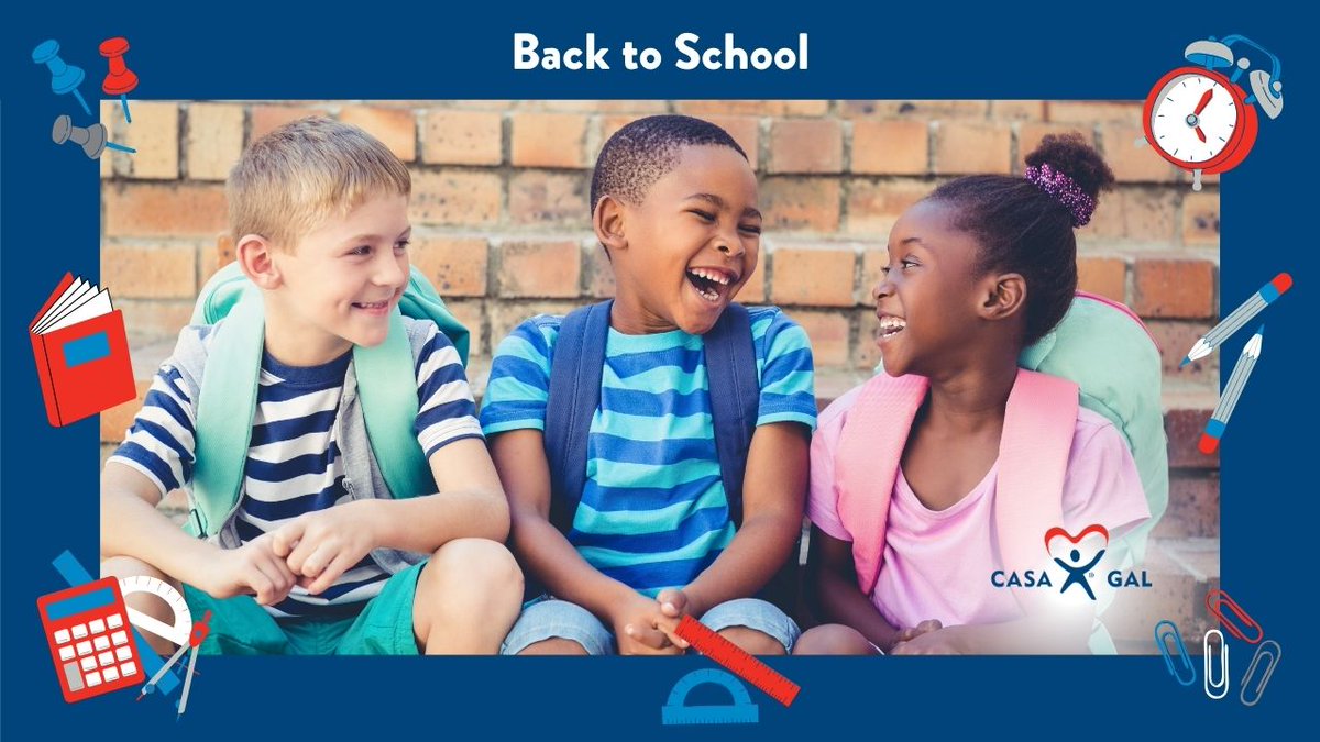 It’s time to head back to school for many students across the country. National CASA/GAL wishes students and teachers a safe, inspiring and successful school year! ✏️📚🏫 #BacktoSchool
