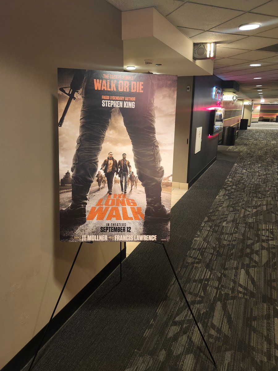 jasonQuill87's tweet photo. Advance screening of The Long Walk . https://t.co/XIvaoqRqnw