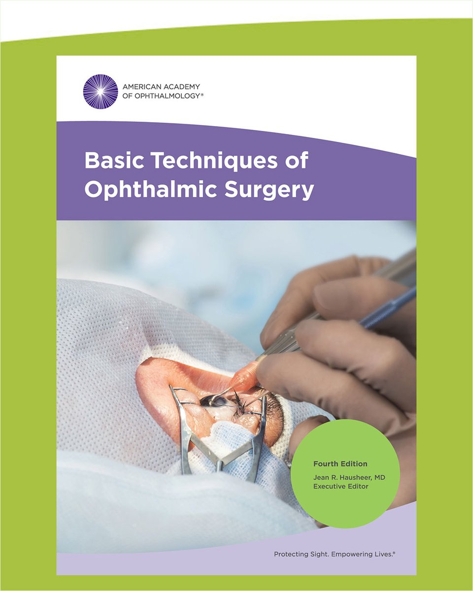 aao_ophth's tweet image. New edition: Basic Techniques of #Ophthalmic Surgery features 90+ ophthalmic procedures, 500+ images, and 180 videos. Essential for #residents and trainees. ow.ly/S31A50WKt0M
